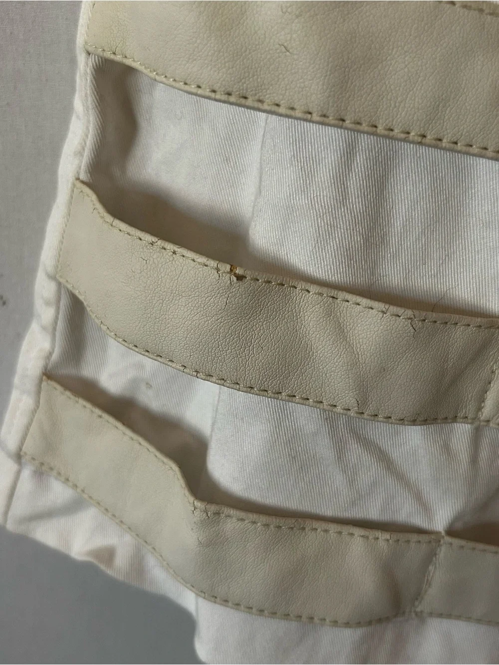 Tripp NYC White Buckle Mini Skirt XS Punk Mall Goth Y2K Rare Alternative
